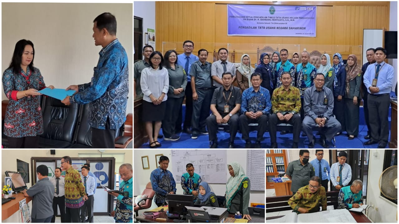 Pengawasan dan Pembinaan ke PTUN Samarinda oleh PT TUN Banjarmasin